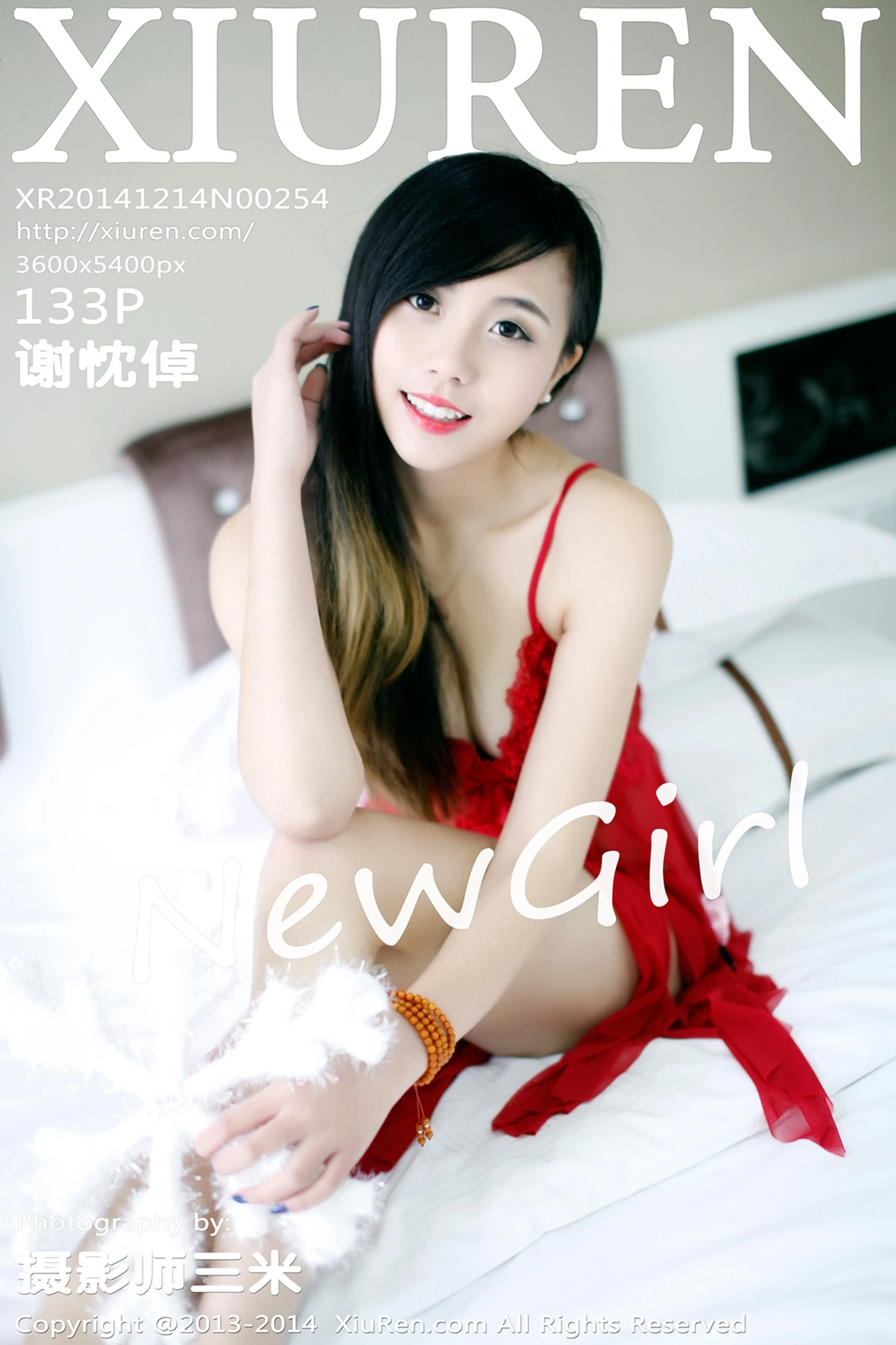 [XiuRen秀人网]No.254_甜美模特谢忱倬学生制服诱惑+圣诞主题系列海量写真133P-秀人网 - XiuRen.Space